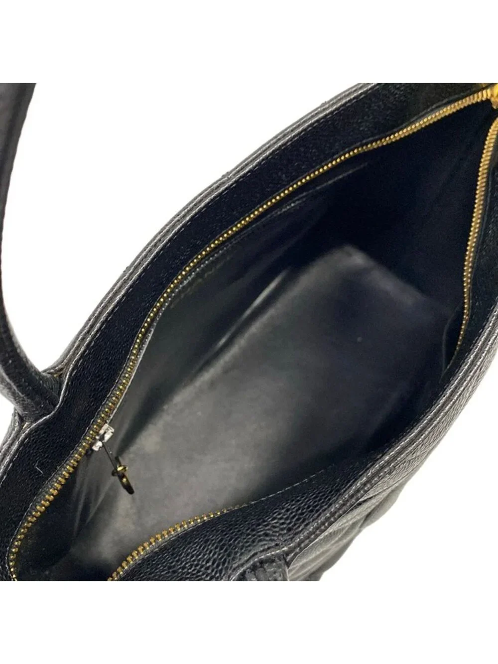Chanel Tote Bag Reissue Black Gold